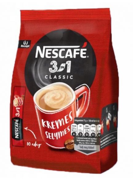 Napój kawowy rozpuszczalny Nescafé 3in1 Classic 170 g 10 x 17 g