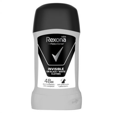 Antyperspirant dla mężczyzn Rexona Men Invisible on black&white clothes 50 ml