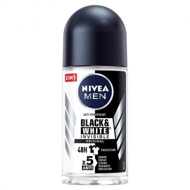 Antyperspirant męski w kulce Nivea Black&White Invisible original 50 ml