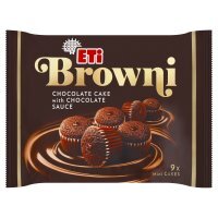 Babeczka Eti Browni z czekoladą i nadzieniem czekoladowym 180 g