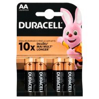 Baterie alkaliczne Duracell AA LR6 1,5 V (4 sztuki)