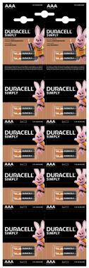 Baterie alkaliczne Duracell AAA LR3 1,5 V (10x2sztuki) plansza