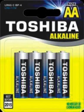 Baterie alkaliczne Toshiba LR06 AA (4 sztuki)