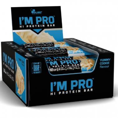 Baton białkowy Olimp I’M PRO Protein Bar smak o smaku ciasteczkowym 40 g (15 sztuk)