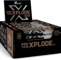 Baton wysokobiałkowy Olimp Protein Xplode Bar smak czekoladowy w czekoladzie 40 g (25 sztuk)