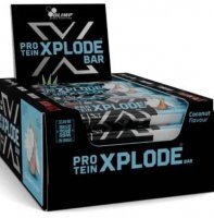Baton wysokobiałkowy Olimp Protein Xplode Bar smak kokosowy 40 g (25 sztuk)
