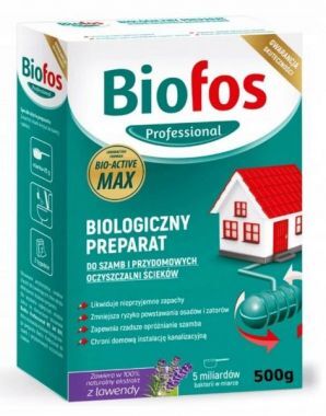 Biologiczny preparat do szamb Biofos Professional 500 g