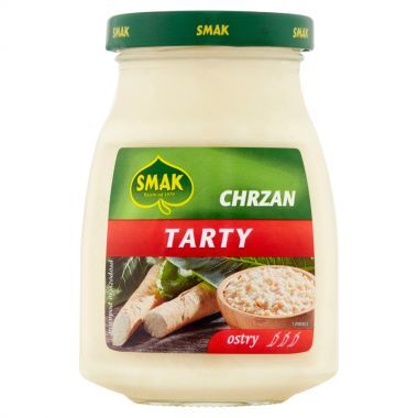 Chrzan tarty ostry 175 g Smak