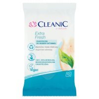 Chusteczki do higieny intymnej Cleanic extra fresh (10 sztuk)