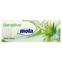 Chusteczki higieniczne Mola Sensitive (10x10 sztuk) 3-warstwowe