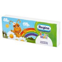 Chusteczki higieniczne Regina Świat Milli czterowarstwowe (10x9 sztuk)
