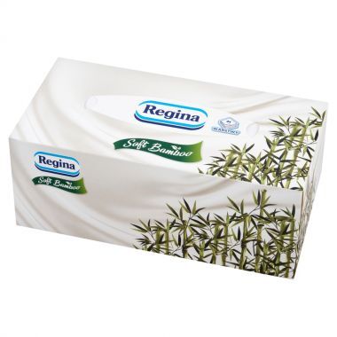 Chusteczki kosmetyczne Regina Soft Bamboo czterowarstwowe (96 sztuk)