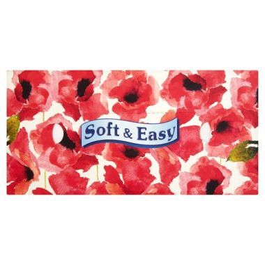 Chusteczki kosmetyczne Soft&Easy 2-wartstwowe płaskie (80 szt)