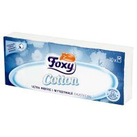 Chusteczki miękkie i wytrzymałe Foxy Cotton Ultra (10x9 sztuk)