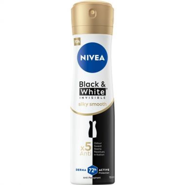 Dezodorant  Nivea Black&White Silky Smooth Anti-Perspirant 150 ml