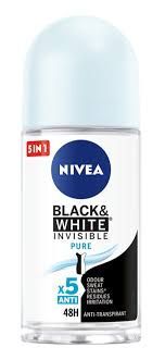 Dezodorant Nivea roll-on Black&White Invisible Pure 50 ml