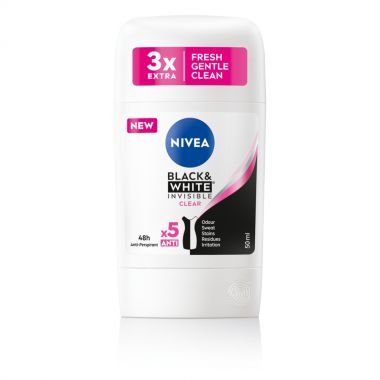 Dezodorant w sztyfcie Nivea Black&White invisible clear 50 ml