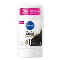 Dezodorant w sztyfcie Nivea Black&White Silky Smooth 50 ml