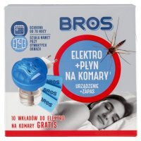 Elektrofumigator + płyn na komary Bros 40 ml
