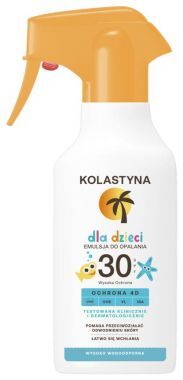 Emulsja do opalania dla dzieci w sprayu Kolastyna SPF 30 200 ml