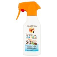 Emulsja do opalania dla dzieci w sprayu Kolastyna SPF 30 200 ml