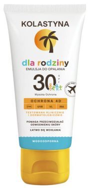 Emulsja do opalania dla rodziny Kolastyna SPF 30 80 ml