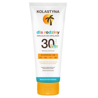 Emulsja do opalania Kolastyna dla rodziny SPF 30 250 ml