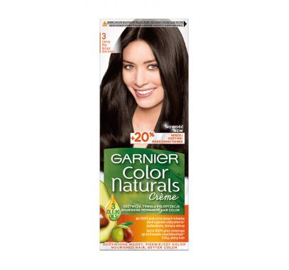 Farba do włosów Garnier Color Naturals  cienmy brąz 3