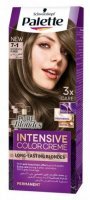 Farba do włosów w kremie Palette popielaty blond 7-1