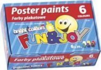 Farby plakatowe Fun&Joy jaskrawe kolory 6x20 ml