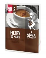 Filtry do kawy rozmiar 2 Anna Zaradna (50 sztuk)