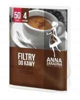 Filtry do kawy rozmiar 4 Anna Zaradna (50 sztuk)