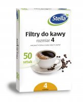 Filtry do kawy rozmiar 4 Stella (50 sztuk)