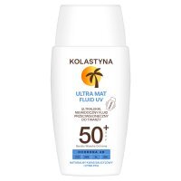 Fluid przeciwsłoneczny do twarzy Kolastyna ultralekki niewidoczny SPF 50+ 40 ml