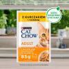 Karma dla kota Purina Cat Chow Adult z kurczakiem i cukinią w galaretce 85 g (26 sztuk)