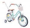 Rowerek dla dzieci 14" Heart bike miętowy Sun Baby J03.017.1.1