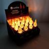 Wkład do zniczy LED z napisem, efektem płomienia z bateriami 16 cm Cortina