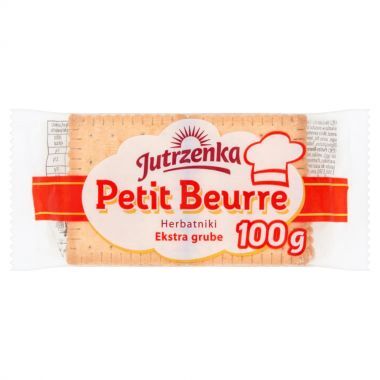 Herbatniki Petit Beurre Jutrzenka ekstra grube 100 g