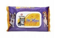 Chusteczki nawilżane dla zwierząt do łap i sierści Pet Wipes (48 sztuk)