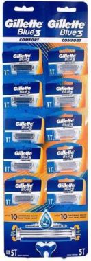 Jednorazowe maszynki do golenia Gillette Blue 3 Comfort (10 sztuk)