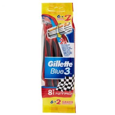 Jednorazowe maszynki do golenia Gillette Blue 3 Comfort (8 sztuk)