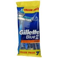Jednorazowe maszynki do golenia Gillette Blue II plus (7 sztuk)