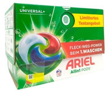 Kapsułki do prania Ariel Allin1 Pods Uniwersal+ (10 prań)