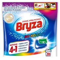 Kapsułki do prania Bryza 4w1 do koloru 400 g (20 prań)