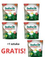 Kapsułki do zmywarek Ludwik Maxx Power Plus All in One Lemon (30 sztuk) 4 + 1 sztuka Gratis