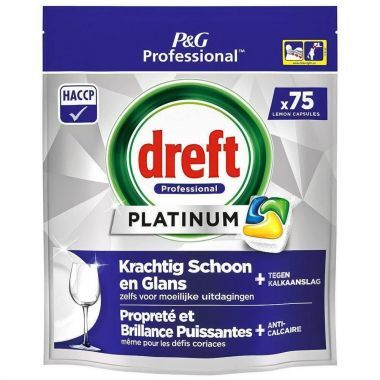 Kapsułki do zmywarki dreft Professional Lemon (75 sztuk)