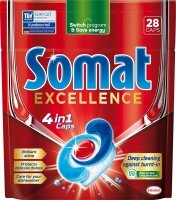 Kapsułki do zmywarki Somat Excellence 4w1 28 szt