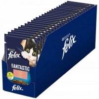 Karma dla kota Felix Fantastic łosoś galaretce (26 x 85 g)