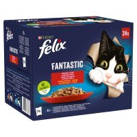 Karma dla kota Felix Fantastic wiejskie smaki w galaretce 2,04 kg (24 x 85 g)