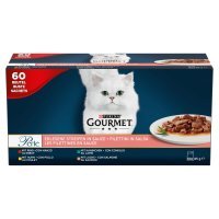 Karma dla kota Gourmet Perle mix smaków 85 g (60 sztuk)